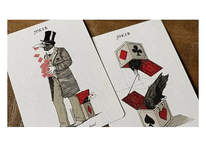 Карти гральні United States Playing Card Company Ravn IIII by Stockholm17 (red) (PC_R317R) - фото 3