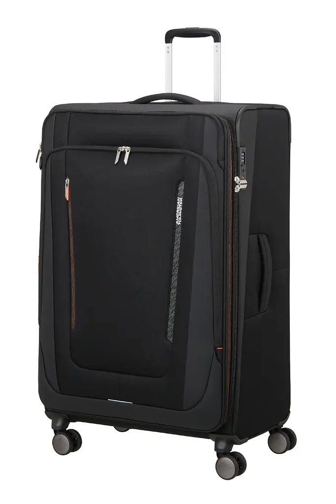 Валіза 79 См American Tourister WANDERLITE SHADOW BLACK 79x48x31(34) MJ6*09006 - фото 3