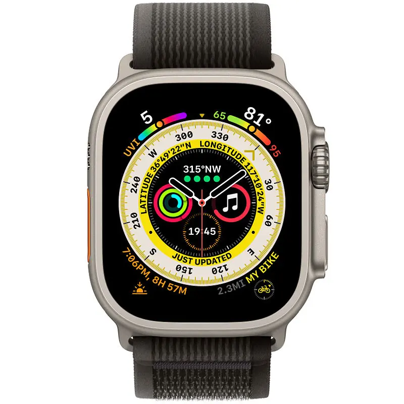 Ремешок Trail Loop для Apple Watch 42(ser.1-3)/44/45/46/49mm (m/l) Black / Grey - фото 2