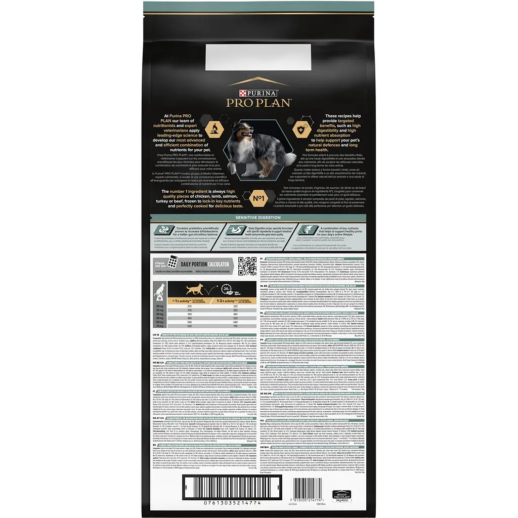 Сухой корм Purina Pro Plan Medium Adult 1+ Sensitive Digestion для взрослых собак средних пород с чувствительным пищеварением с ягненком 14 кг - фото 3