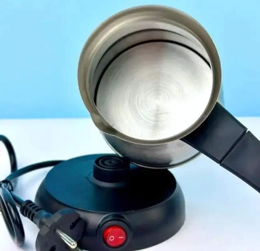 Кавоварка електрична на підставці SuTai ST-138 800W 0.8 л Silver - фото 4