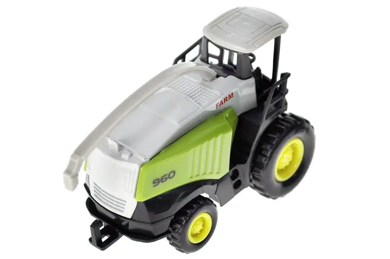 Іграшковий комбайн із причепом металевий Farm Truck 955-144, р.42,5x18x14,5 см YG Toys - фото 3