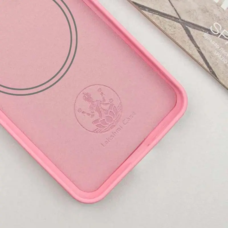Чохол Silicone Cover Lakshmi Full Camera (AA) with MagFit для Motorola Moto G75 5G Рожевий / Light pink - фото 3