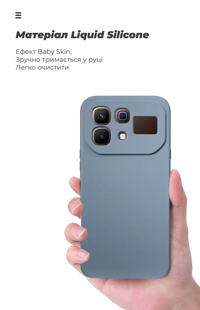 Чохол ArmorStandart ICON для Infinix Note 60 Pro 5G Camera cover Winter Blue - фото 7