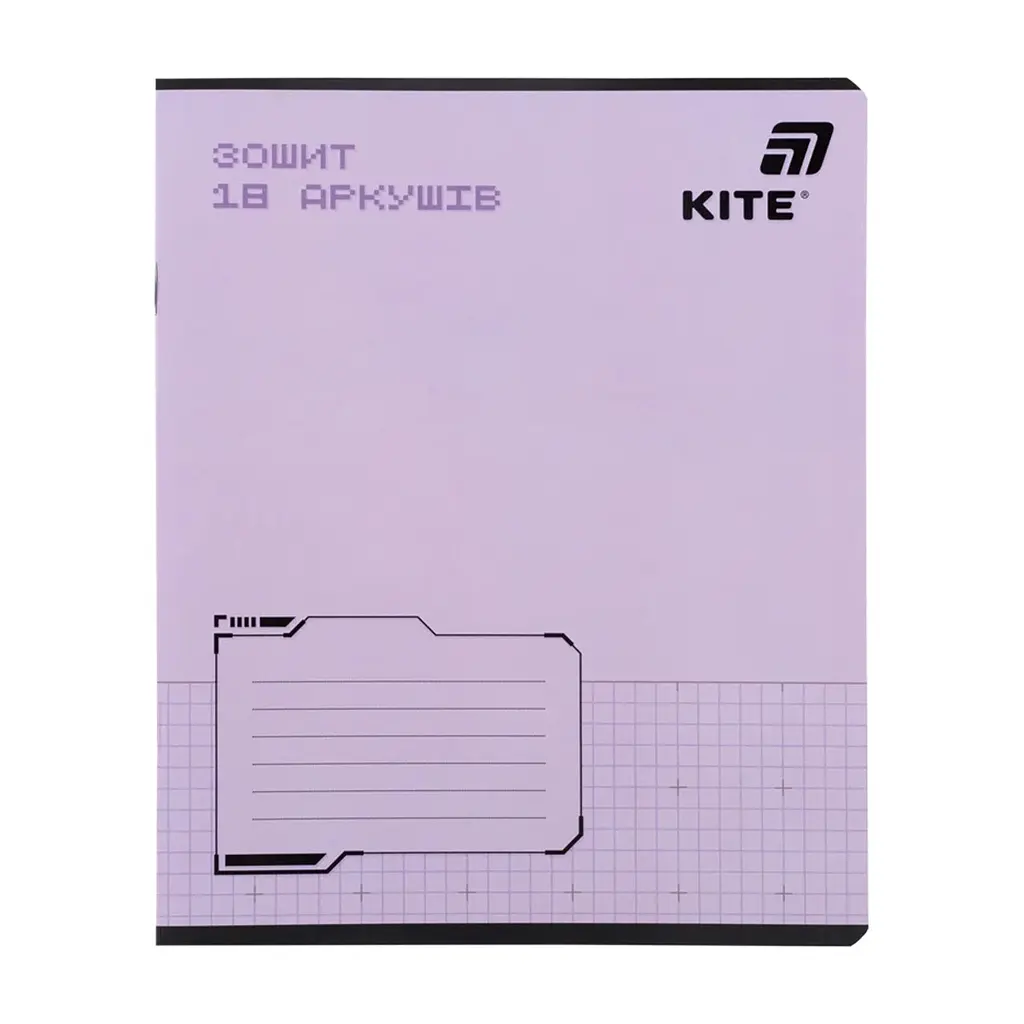 Зошит Kite One color, 18 аркушів, клітинка (K26-236-1), в асортименті - фото 4