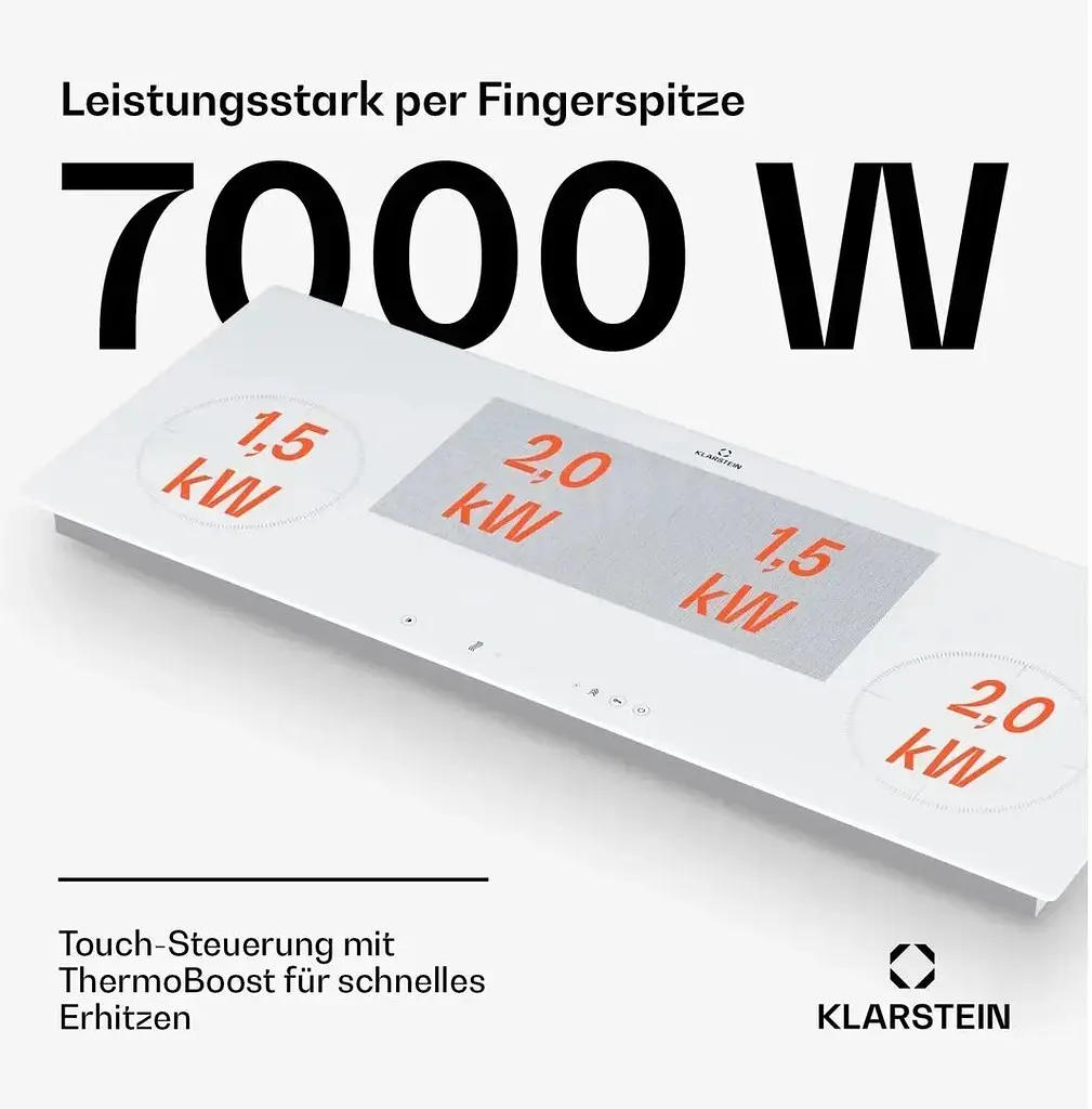Індукційна плита Klarstein Delicatessa 90 SlimHybrid 7000 Вт (10045613) - фото 4