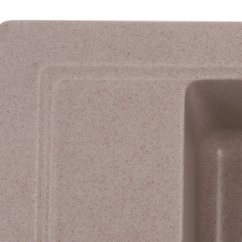 Кухонна мийка Zerix ZS-4651S-06 beige ZX4565 - фото 3