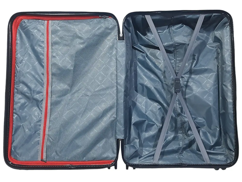 Валіза велика Milano bag 0307 поліпропілен Морська хвиля - фото 5