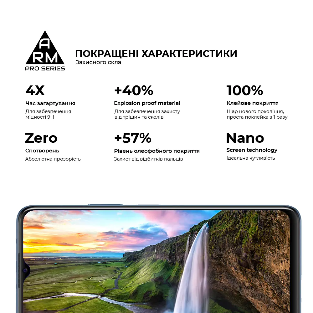 Захисне скло на VIVO Y15s з олеофобним покриттям, Pro, повне проклеювання, антистатичний і пиловідштовхуючий шар, 9H, самоклеючеся, 2.5D, на весь екран, антистатичний клей, ArmorStandart (ARM61009) - фото 4