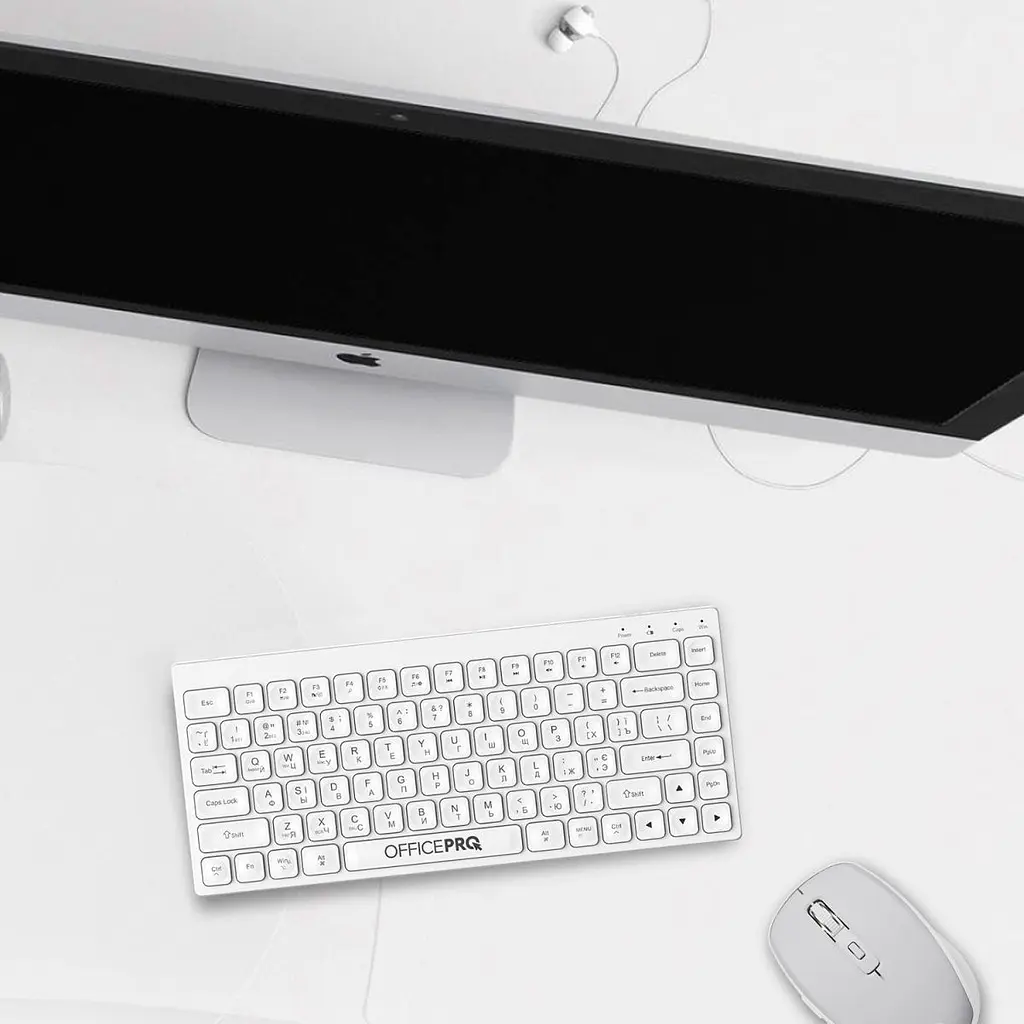 Клавіатура OfficePro SK955 White [128851] - фото 11