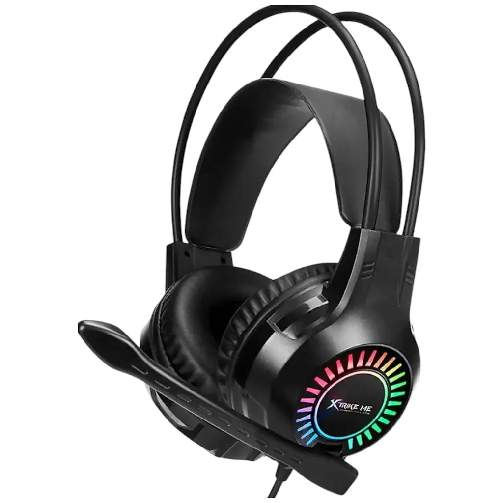 Игровые наушники Xtrike Me Gaming Backlight GH-709 для геймеров с микрофоном и RGB подсветкой - фото 3