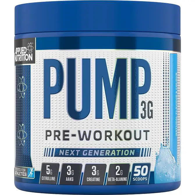 Предтренувальний комплекс Pump 3g, 375 грам Ожина Applied Nutrition fit0014579