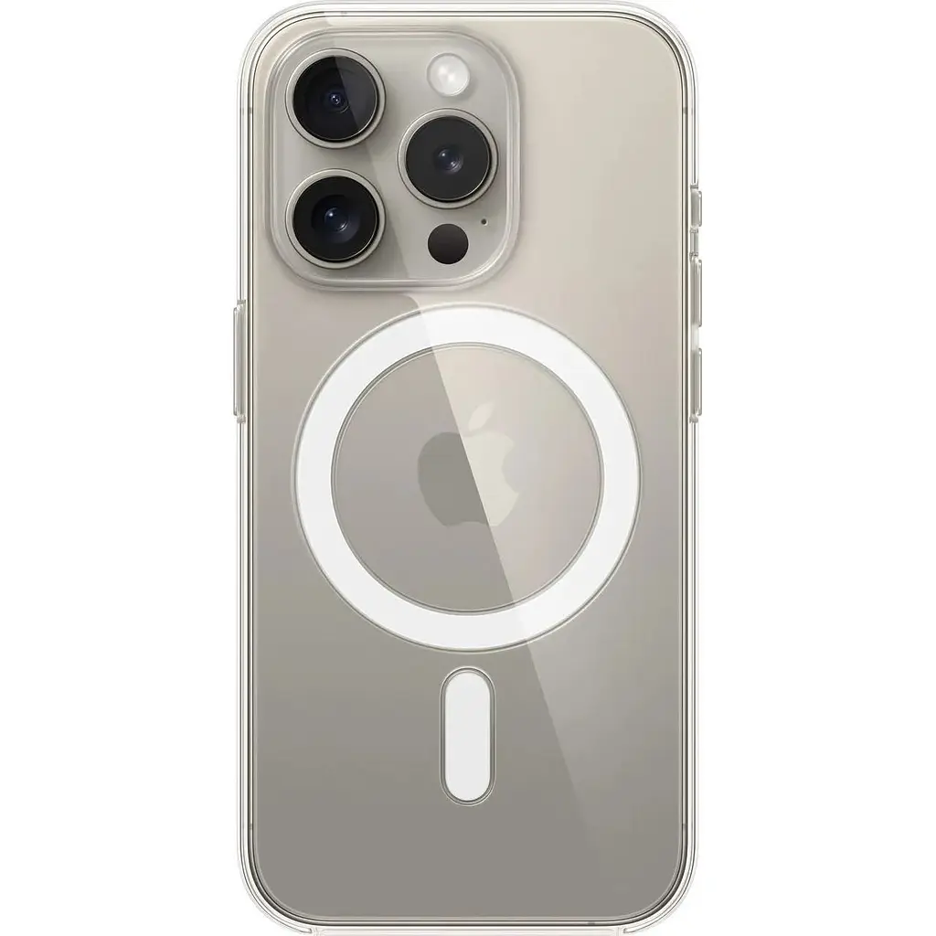 Оригінальний прозорий чохол Apple Clear Case with MagSafe для iPhone 15 Pro (6.1") Clear MT223ZM/A магнітний - фото 4
