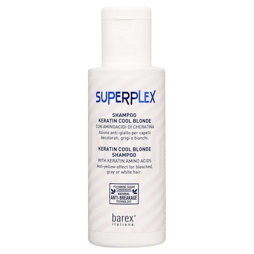 Кератиновий шампунь "Холодний блонд" BAREX SUPERPLEX Cool Blonde 100 мл