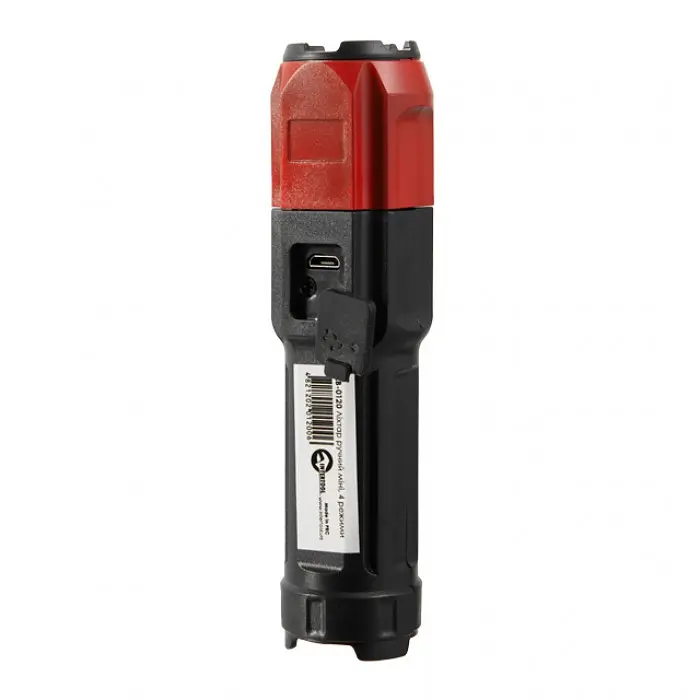 Ліхтар ручний Intertool LB-0120 світлодіодний XPE акумуляторний Li-Ion zoom чотири режими яскравість 120 лм USB зарядка - фото 5