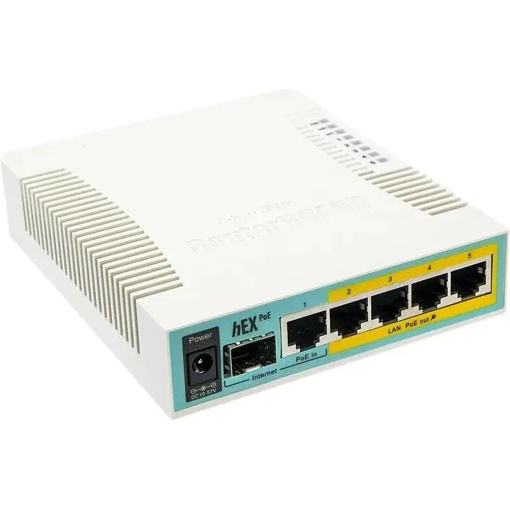 Маршрутизатор MikroTik hEX PoE (RB960PGS) - фото 2
