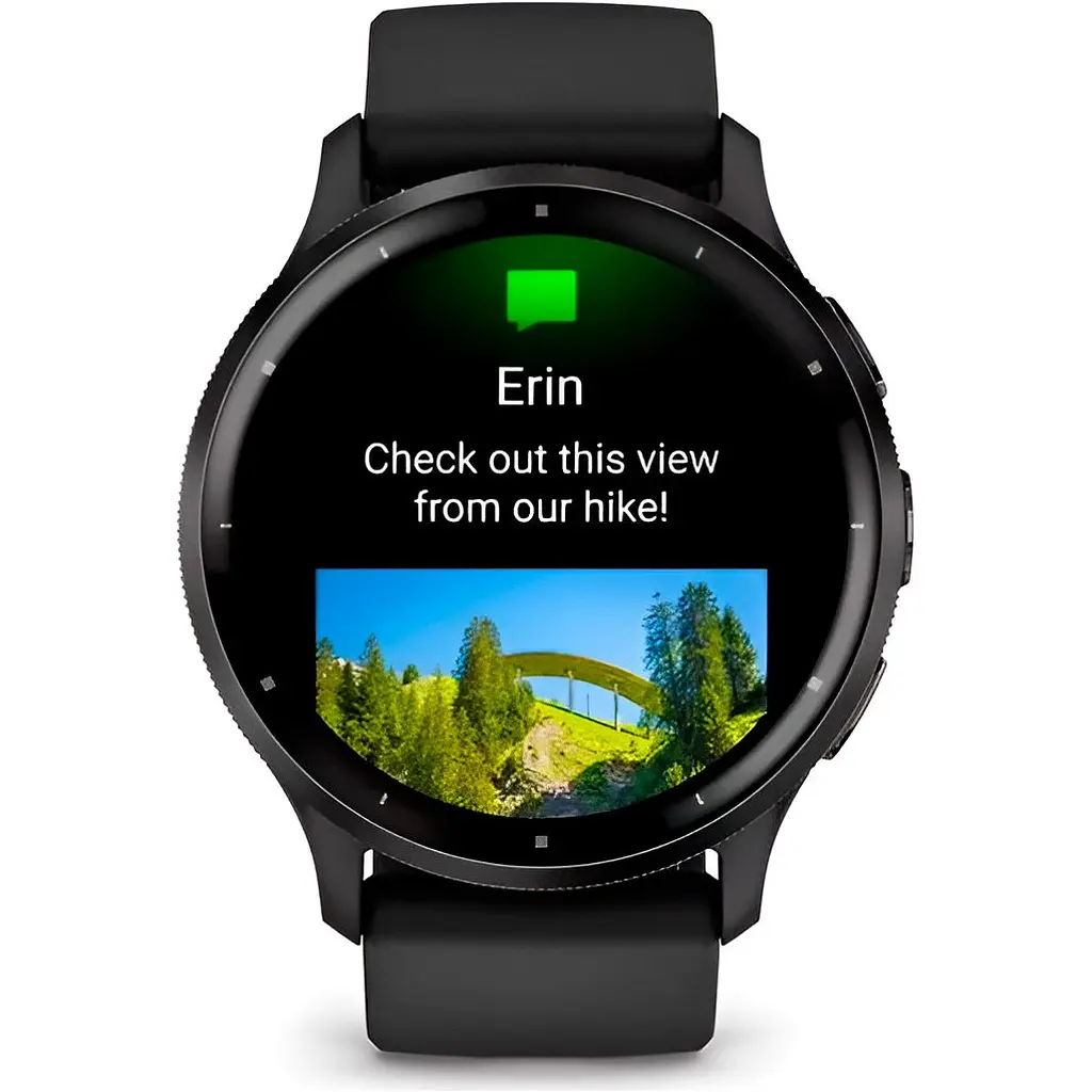 Смарт-годинник Garmin Venu 3 Slate Stainless Steel Bezel with Black Case and Silicone Band [010-02784-01] [104895] - фото 4