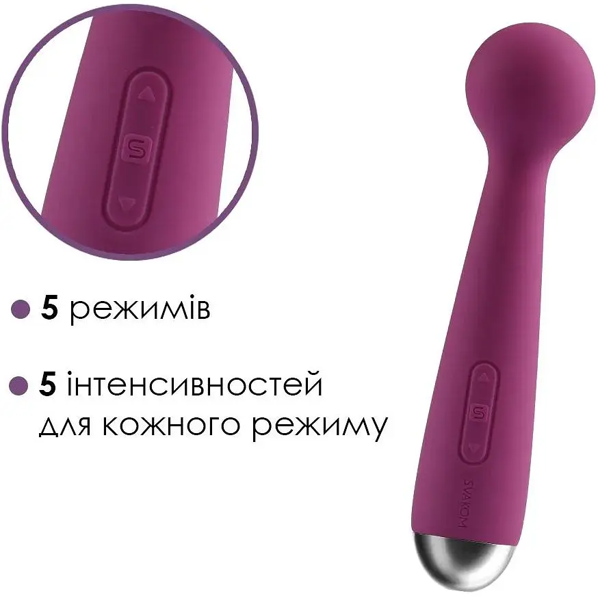 Вібромасажер з інтелектуальним режимом Svakom Mini Emma Violet - фото 3