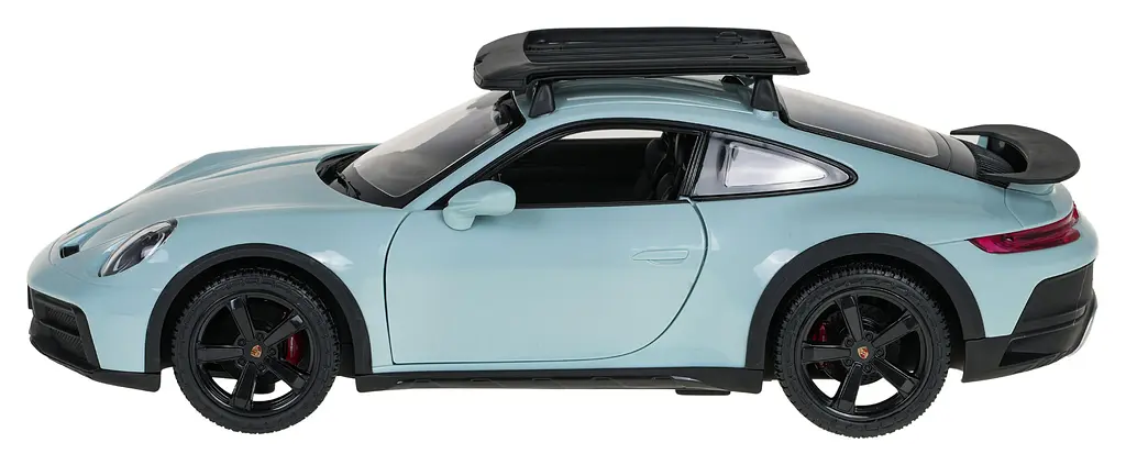 Машинка Porsche 911 Dakar Mint голубой RASTAR модель 1:14 Автомобиль на дистанционном управлении + пульт - фото 7