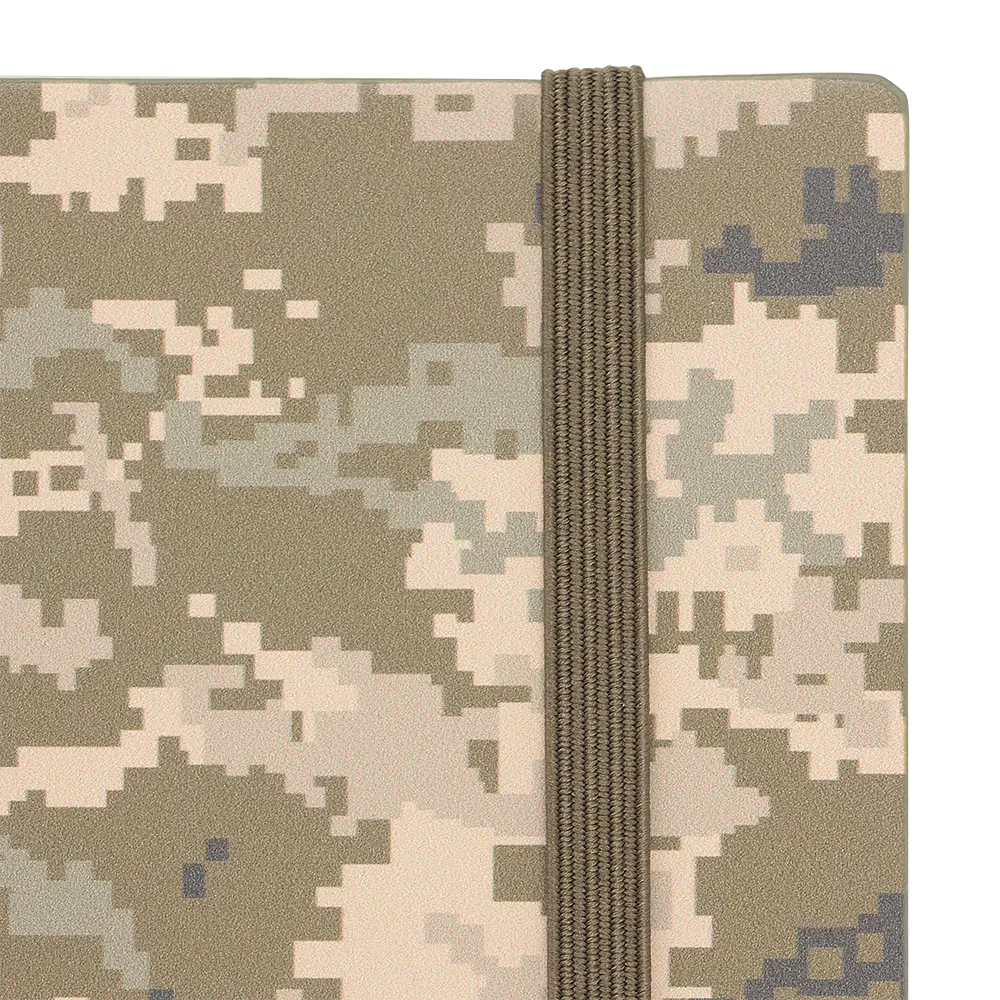 Щоденник недатований Buromax Military A6 штучна шкіра 336 сторінок світло-зелений (BM.26300-15) - фото 4