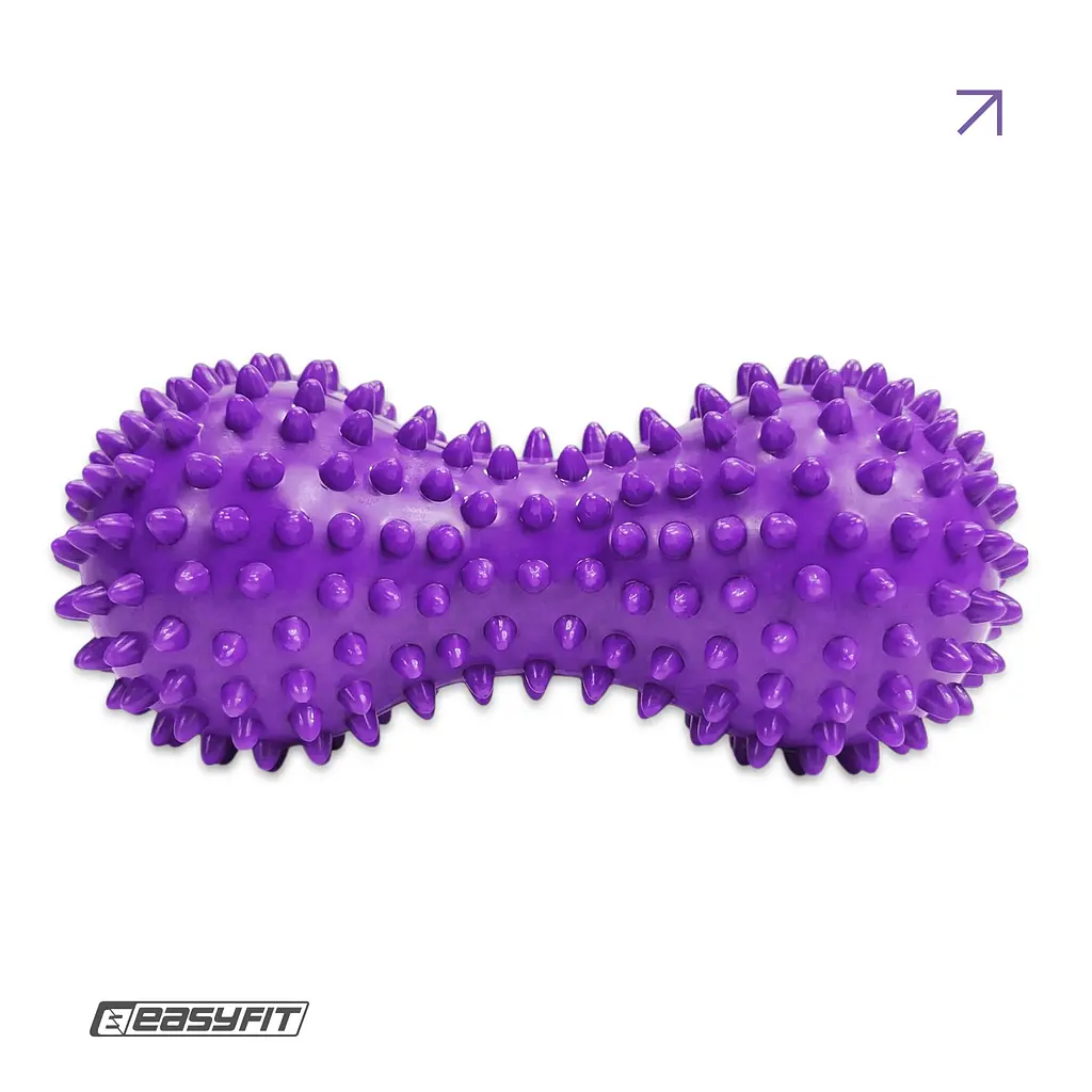 Масажний м'ячик EasyFit Goober з шипами фіолетовий