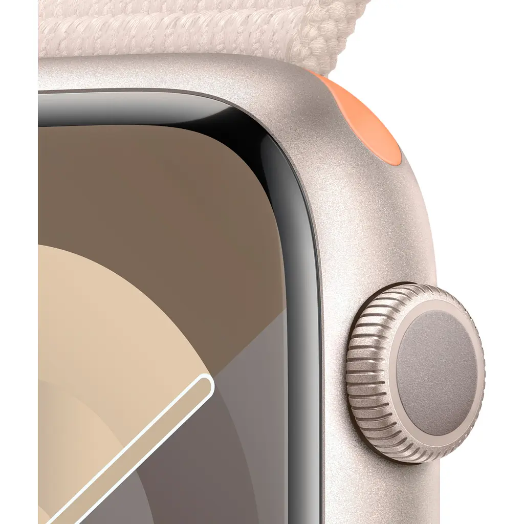 Смарт-годинник Apple Watch Series 9 GPS 45mm GPS Starlight Aluminum Case with Starlight Sport Loop [MR983] [101683] - фото 3