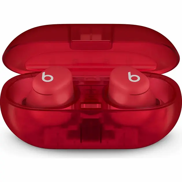 Наушники Beats by Dr. Dre Solo Buds Transparent Red (MUW03) - фото 3