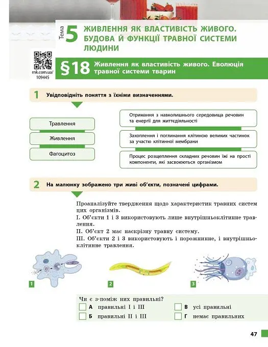 Біологія. 8 клас. Робочий зошит до підручника Ольги Тагліної - Ольга Тагліна - фото 12