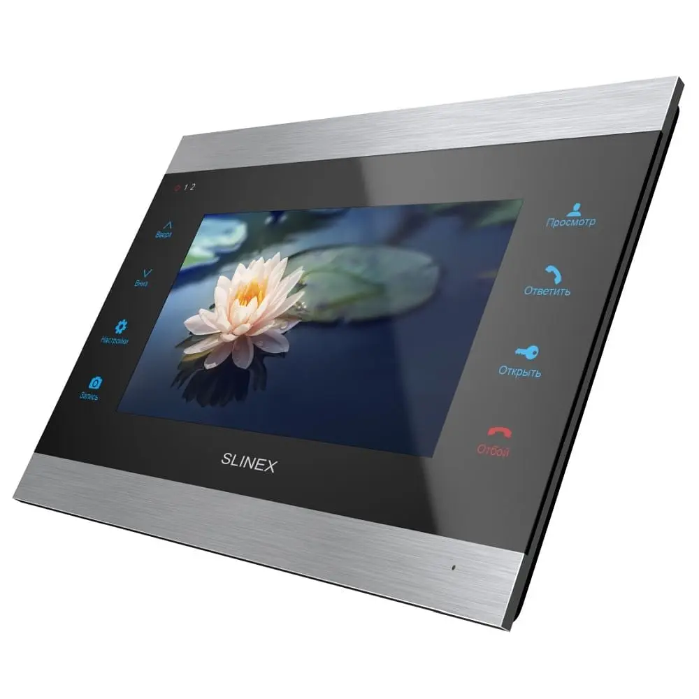 Відеодомофон 7" WiFi Slinex SL-07 Cloud Silver+Black (83-00052) - фото 2