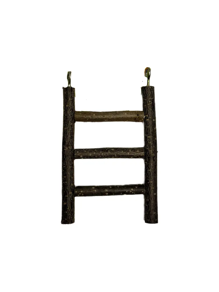 Дерев'яна драбинка для птахів Tisert, 12,5 × 9 см