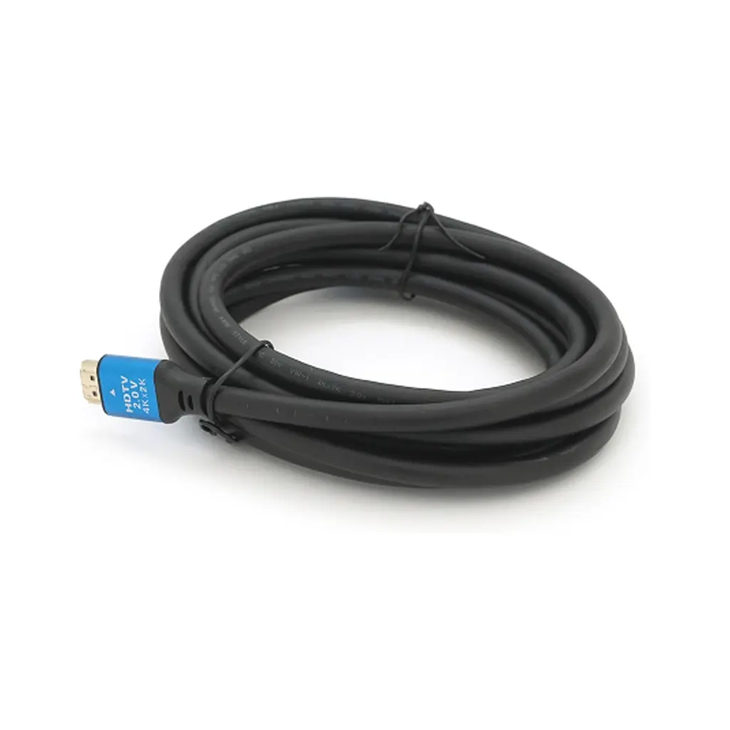 Кабель мультимедийный HDMI M to HDMI M 3.0m V2.0 4Kx2K black Merlion (YT-HDMI(M)/(M)4KV2.0-3.0m/19118) - фото 2