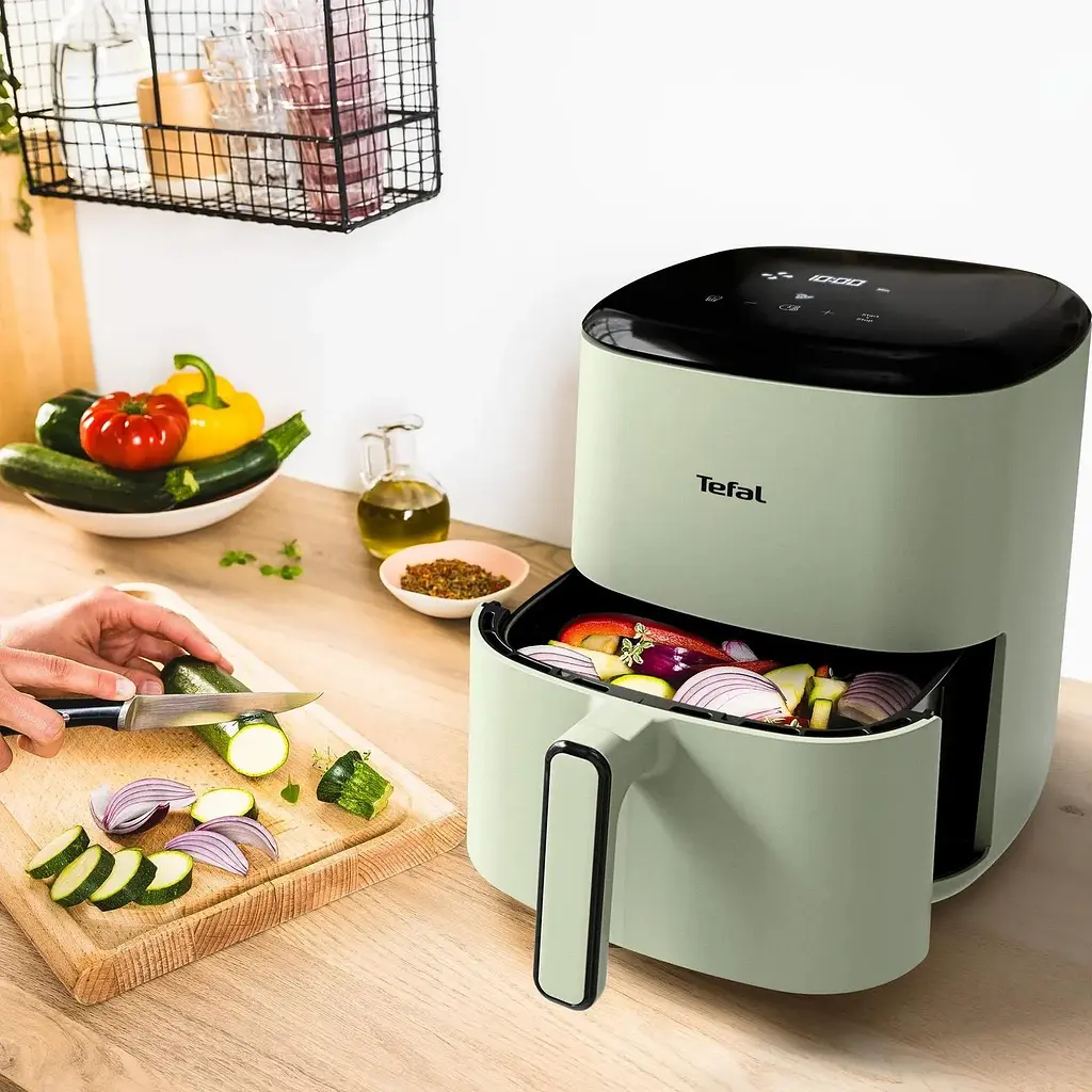 Мультипіч Tefal Easy Fry Max 1500 Вт світло-зелена (EY24ELE0) - фото 7