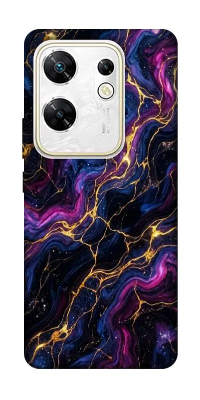 TPU чохол Demsky Purple space marble для Infinix Zero 30 4G