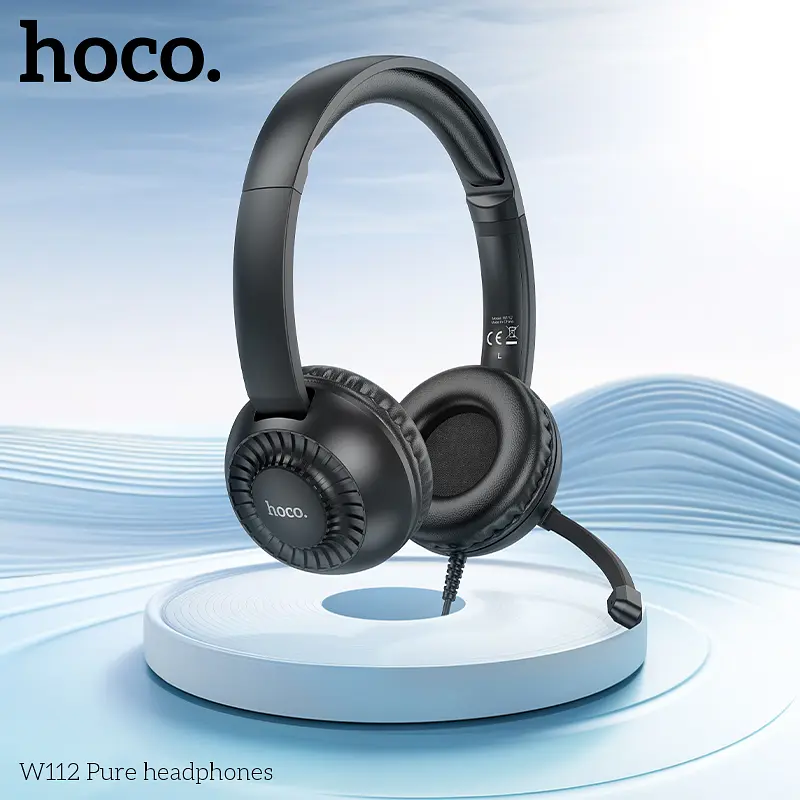 Навушники ігрові HOCO W112 Pure headphones Black - фото 7
