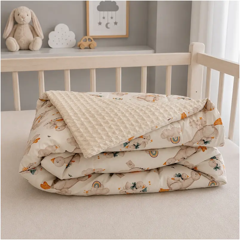 Плед дитячий MirSon Silky Waffle Sleepy ducklings 150х220 см (2200013893189) - фото 6