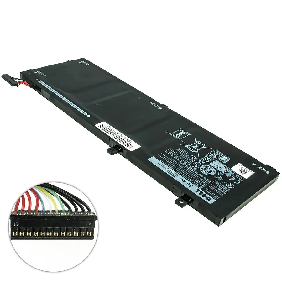 Акумулятор для ноутбука Dell RRCGW (XPS 15 9550 (ВЕРСІЯ 3), Precision 5510) 11.4V 4865 mAh 56Wh Black - фото 2