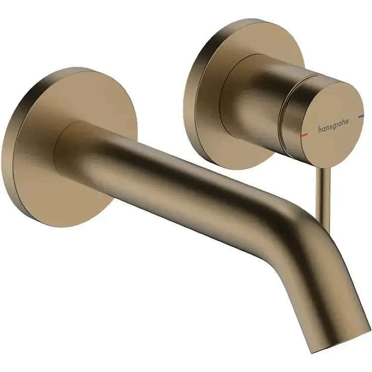 Змішувач для умивальника Hansgrohe Tecturis S прихованого монтажу brushed bronze 73350140