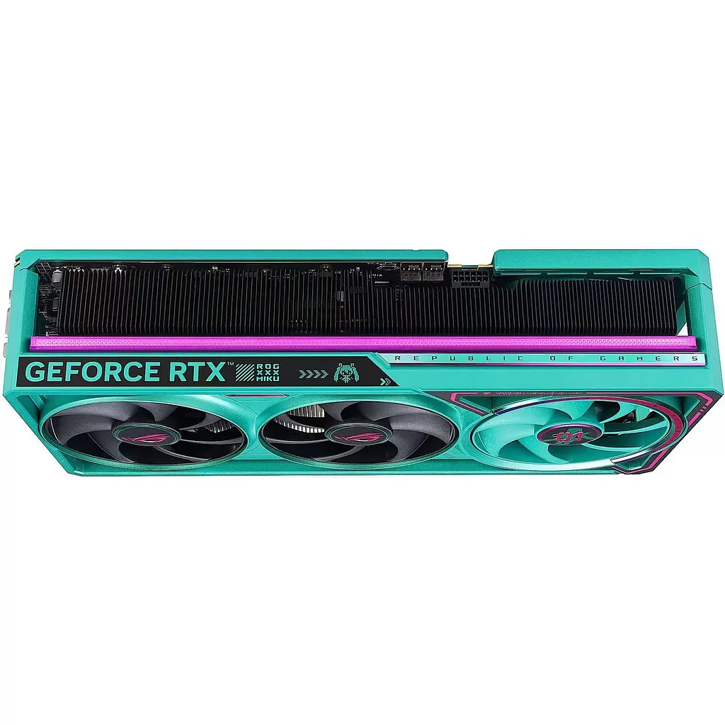 Відеокарта ASUS RTX 5080 16GB ROG Astral OС HATSUNE MIKU EDITION (ROG-ASTRAL-RTX5080-O16G-HATSUNE-MIKU-EDITION) (GDDR7, 256 bit, PCI-E v5.0 x16) - фото 3
