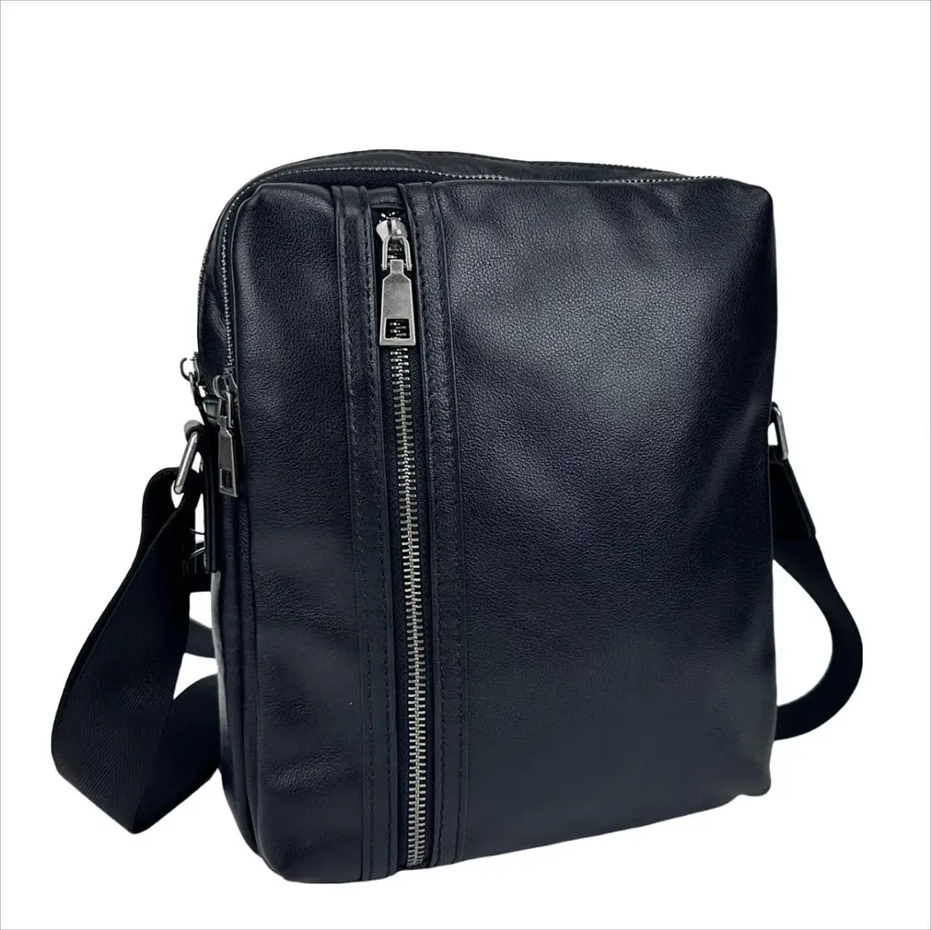 Чоловічий чорний месенджер Tiding Bag S-JMD10-8153 - фото 9