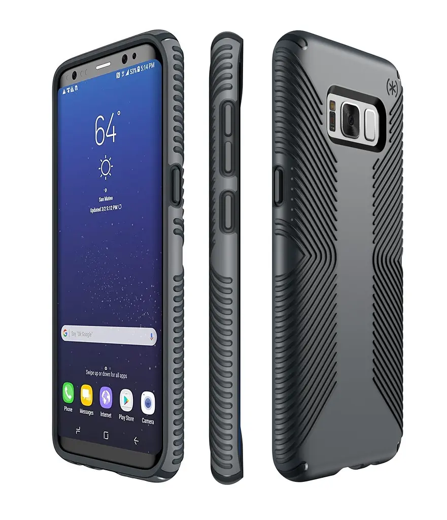 Чохол протиударний Speck Presidio Grip для Samsung S8+ Plus SM-G955U (6.2") Grey - фото 10