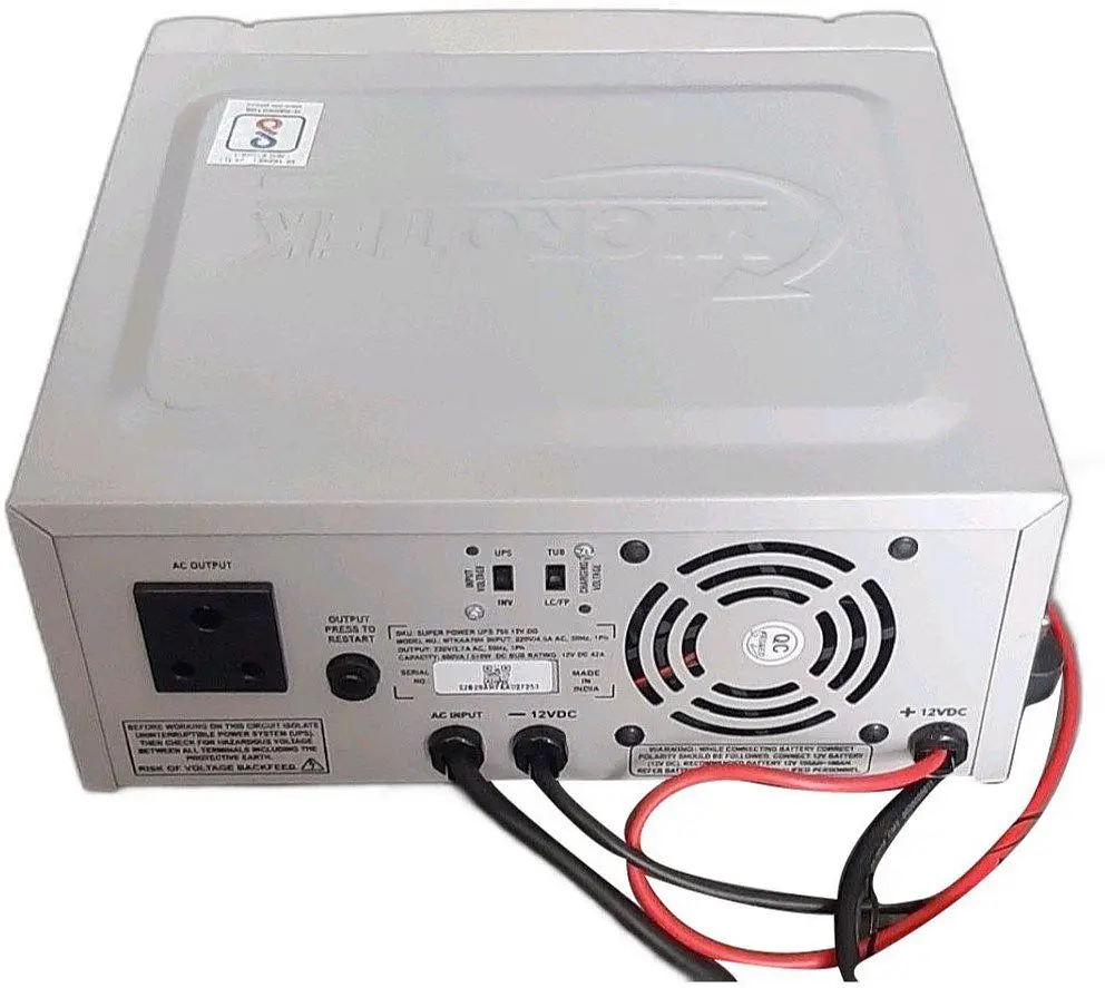 Джерело безперебійного живлення з правильною синусоїдою Microtek Super Power SW700 510W, під зовнішній АКБ 12V, струм заряду 10A - фото 3