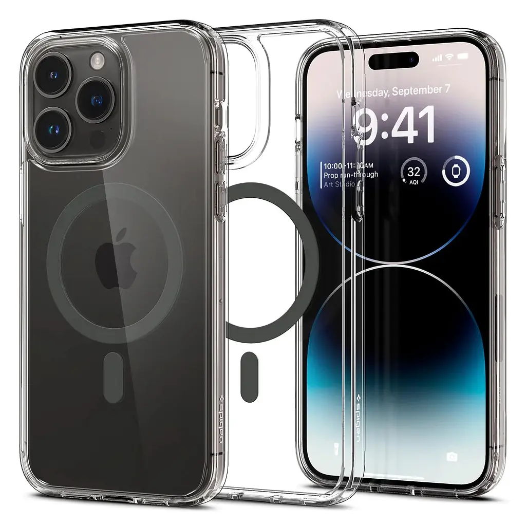 Чохол до мобільного телефона Spigen Apple Iphone 14 Pro Ultra Hybrid MagFit Graphite (ACS04970) - фото 2