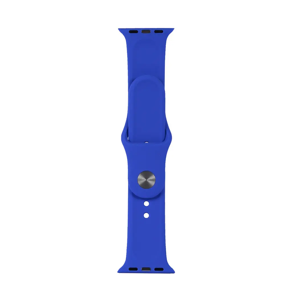 Ремінець Apple Watch Silicone 42/44/45/46/49 мм Deep Синій S (3) - фото 2