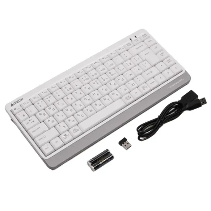 Клавіатура A4Tech FBK11 Wireless White (4711421965491) - фото 4
