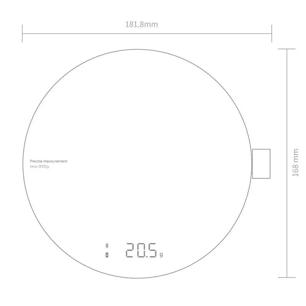 Розумні кухонні ваги Xiaomi HOTO Smart Kitchen Scale (QWCFC001) - фото 4