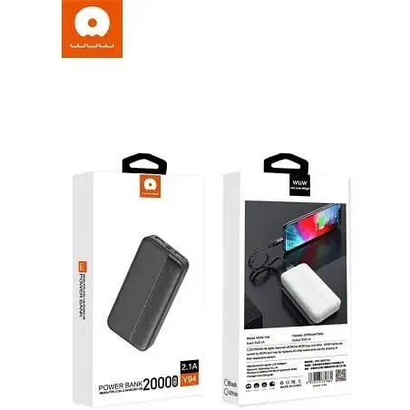 Зовнішній акумулятор WUW Power Bank Y94 20000 mAH - фото 5