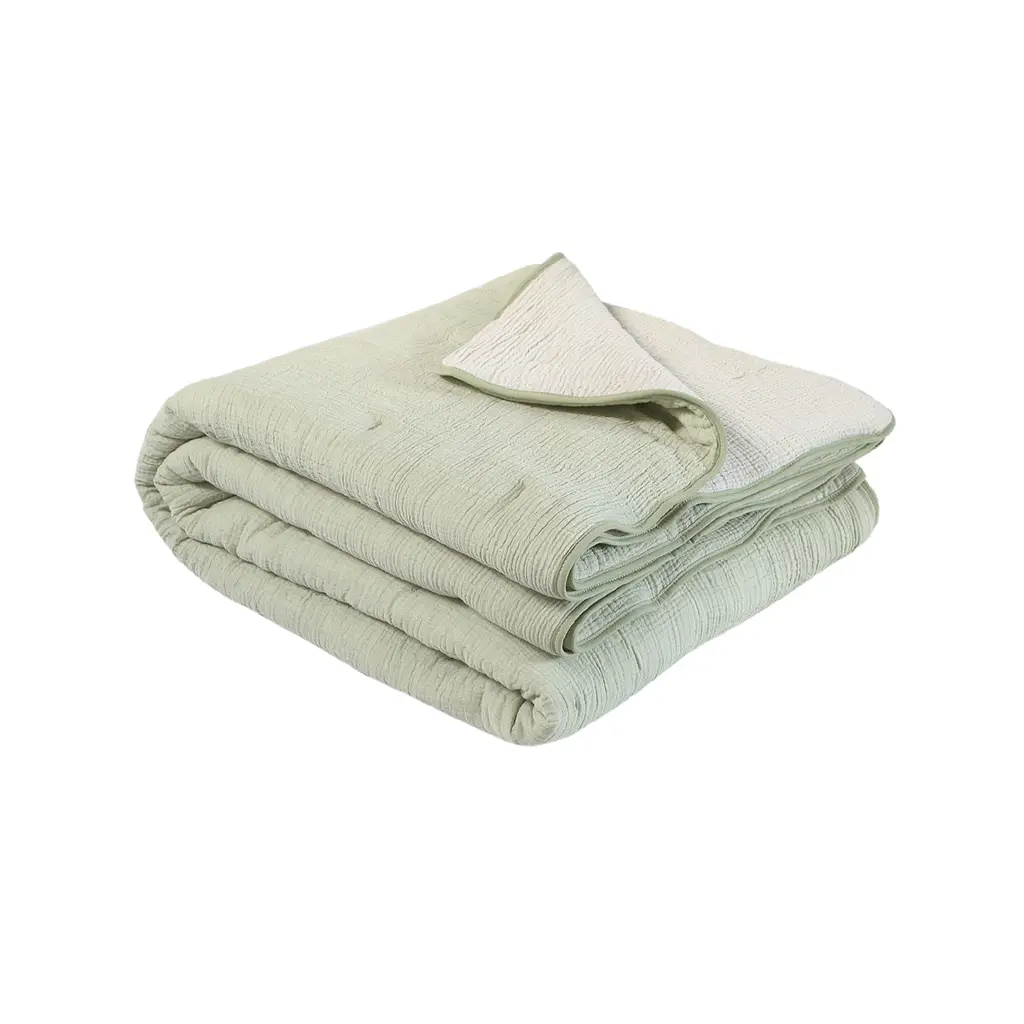 Покрывало Lotus Home - Limas muslin roseda-sand dollar 245x245 - фото 3