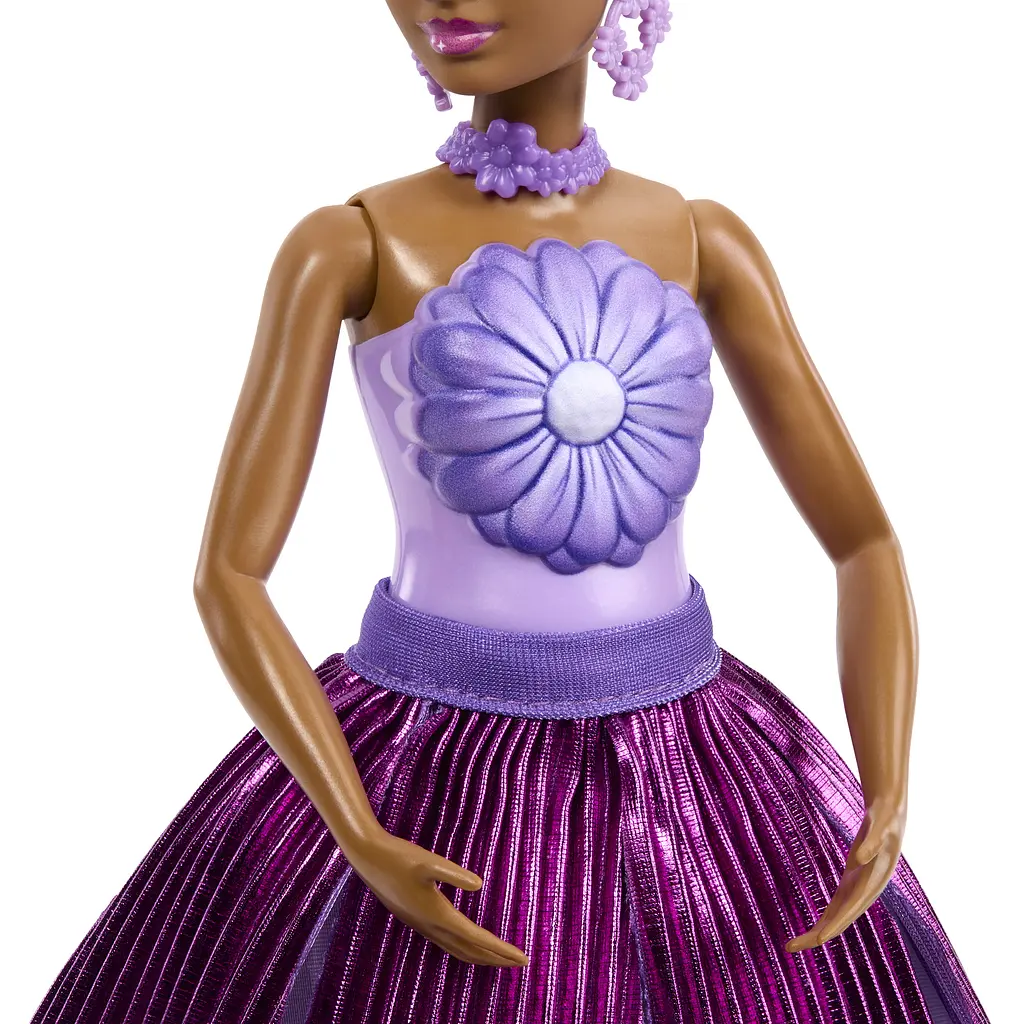 Набір-сюрприз з лялькою Barbie Petal Pop Фіолетова маргаритка (JMF58) - фото 3