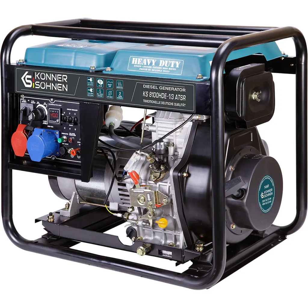 Генератор дизельний Konner&Sohnen KS 8100HDE-1/3 ATSR [117111] - фото 4