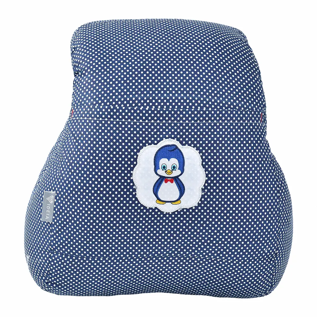 Подушка для годування Papaella Mini Горошок, 28х30 см, синій (8-31999) - фото 7